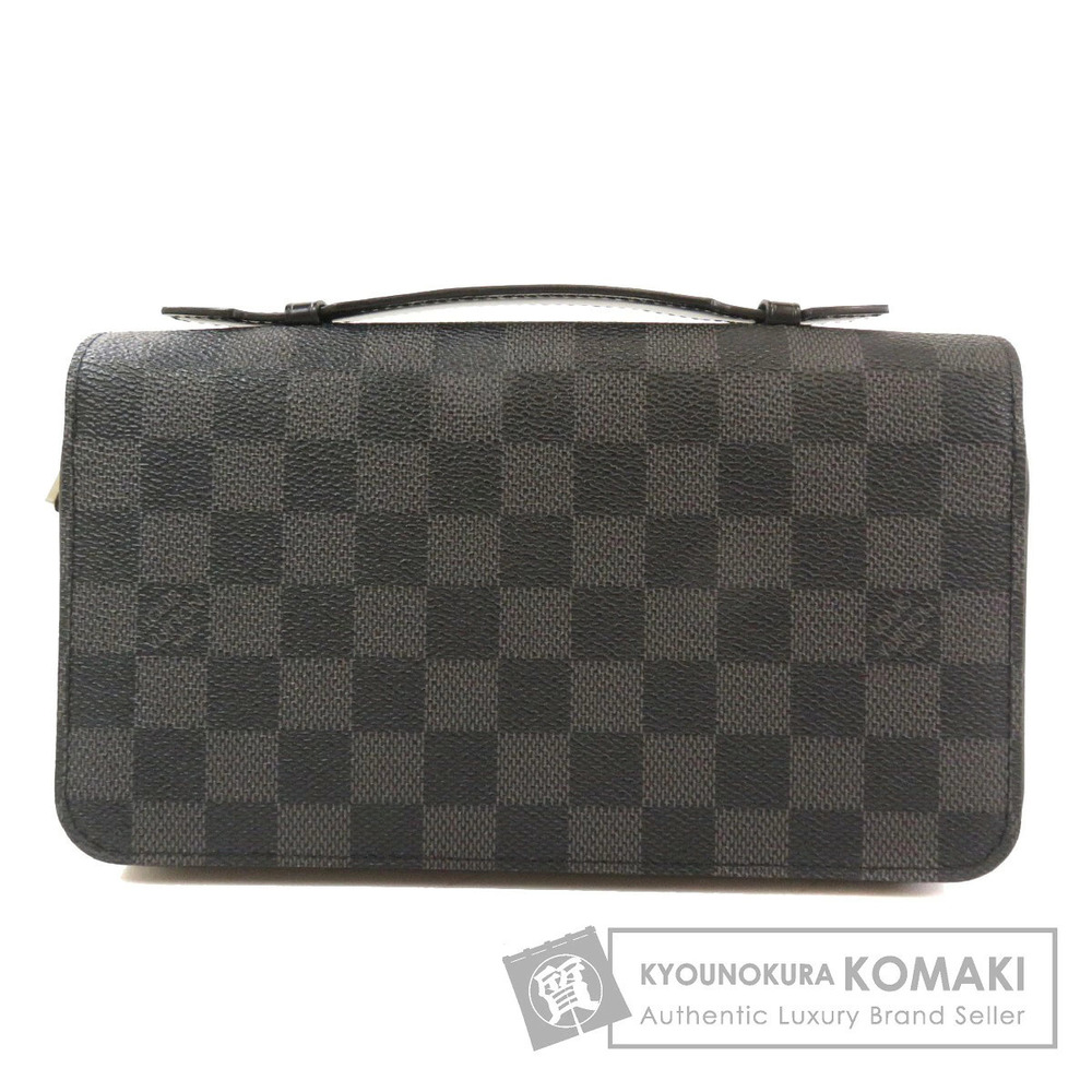 Louis Vuitton Graphite Zippy Canvas Damier Long Wallet Black - Picture 2 of 6